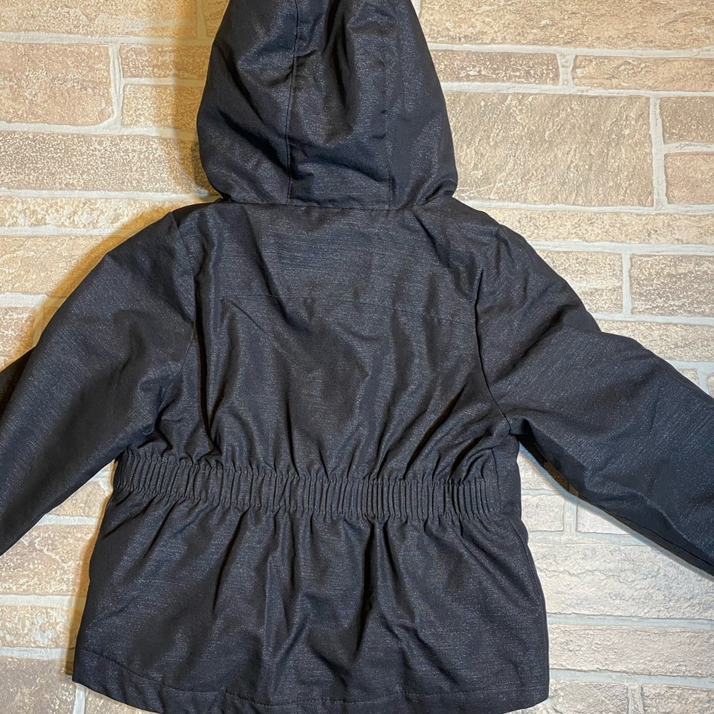 Cherokee 4T Black Glitter Girls Jacket - Picture 3 of 5